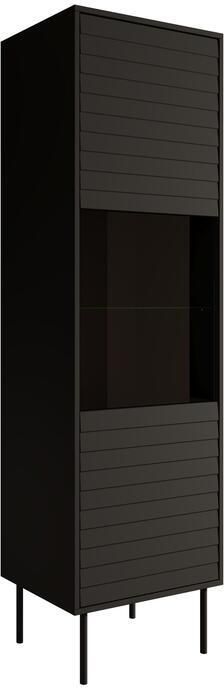 Meubella Vitrinekast Cordoba Zwart 53 cm - Foto 2