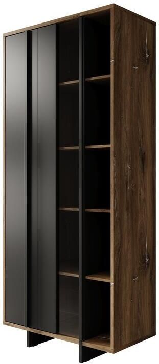 MEUBELLA Vitrinekast Jonna Zwart 90 cm - Foto 2