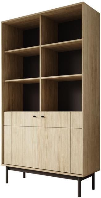 Meubella Vitrinekast Jules 2 Eiken 104 cm - Foto 2