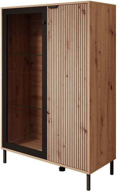 MEUBELLA Vitrinekast Malaika Eiken 93 cm - Foto 2