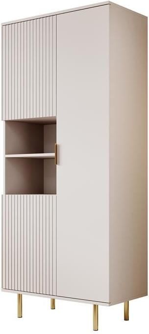 MEUBELLA Vitrinekast Nicola Beige 80 cm - Foto 2