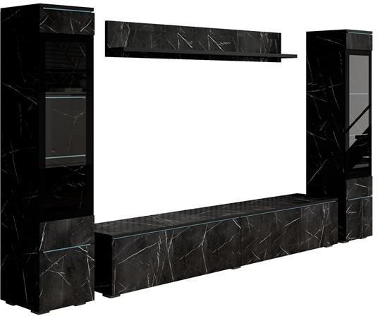 MEUBELLA Wandmeubel Variety Zwart Marmerlook - Foto 2