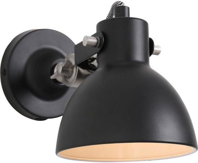 Mexlite Lightning industriele wandlamp 1-l. zwart - Foto 2