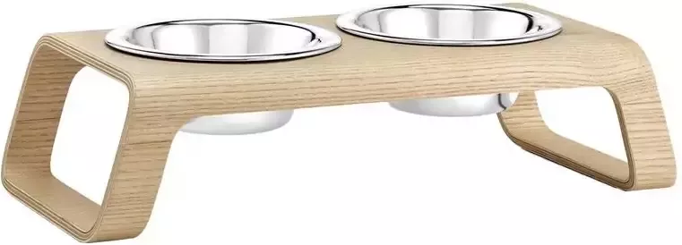 MiaCara Desco hondenvoerbak small essen naturel