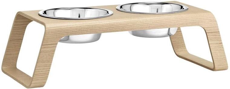 MiaCara Desco hondenvoerbak medium essen naturel