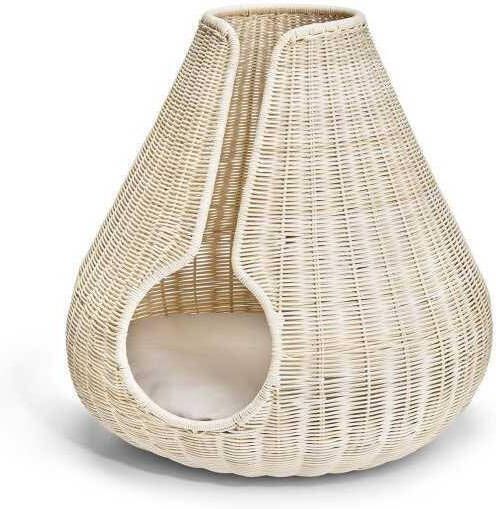 MiaCara Perla kattenmand Ø55.6 rattan