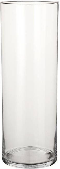 Mica Decorations Carly Vaas H55 x Ø19 cm Cylinder Transparant