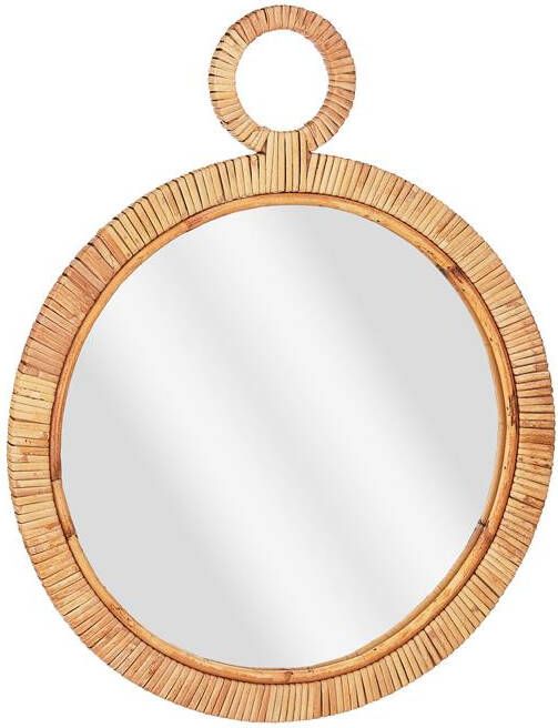 Mica Decorations Kaj Wandspiegel L40 5 x B2 x H51 cm Bruin