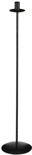 Mica Decorations Kantas Kandelaar H72 x Ø15 cm Metaal Zwart