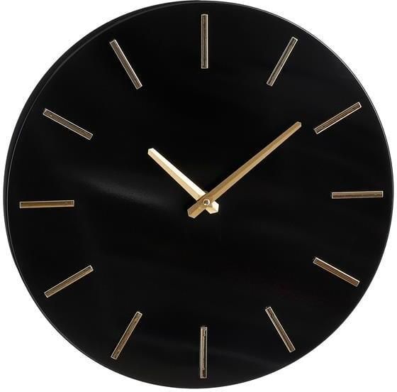 Mica Decorations Brixen Wandklok Ø35 5 cm Zwart
