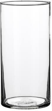 Mica Decorations Carly Vaas H25 x Ø12 cm Cylinder Transparant