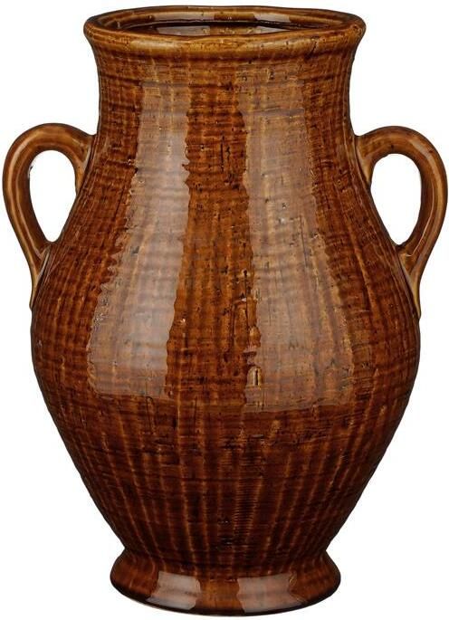 Mica Decorations Elena Vaas L29 x B26 x H39 cm Bruin