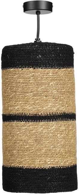 Mica Decorations Jinx Hanglamp H30 x Ø15 cm Jute Zwart