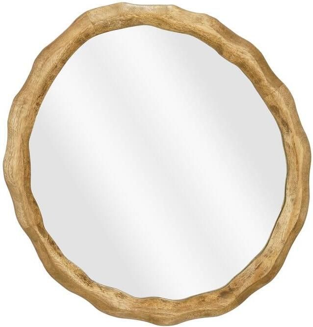 Mica Decorations Nick Wandspiegel FSC 100% Mangohout Donkerbruin