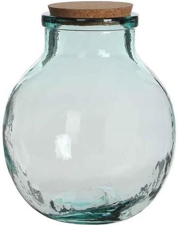 Mica Decorations Olly Vaas H25 x Ø21 cm Glas Set van 2