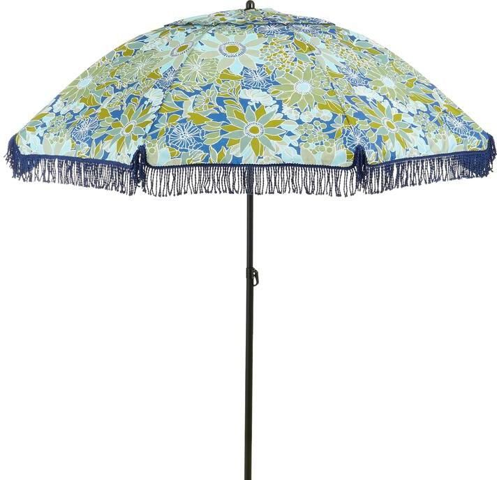 Mica Decorations Parasol H238 x Ø220 cm Blauw