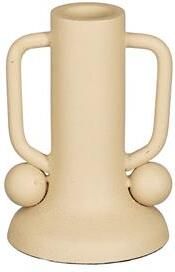 Mica Decorations Ula Kandelaar H12 x Ø8 cm Metaal Beige