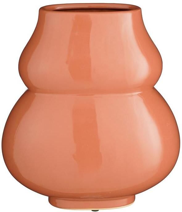 Mica Decorations Vaas Amia 30x10x34 cm Keramiek Oranje