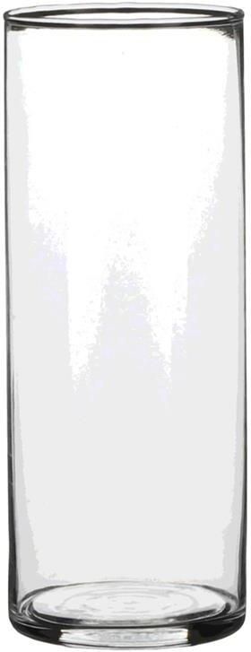 Mica Decorations Vaas cilinder glas 9 x 24 cm Bloemenvaas