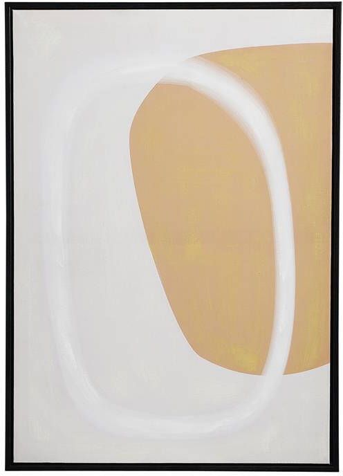 Mica Decorations Muurdecoratie Cirkel L50 x H70 cm Canvas