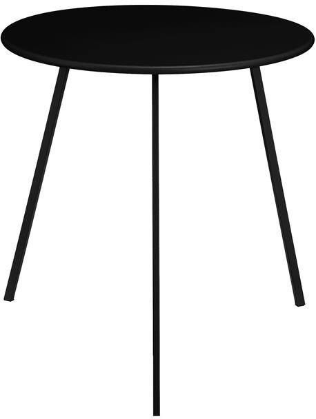 Mica Decorations Seatle Bijzettafel voor Buiten H50 x Ø50 cm Metaal Zwart
