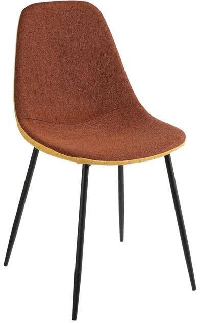 Mica Decorations Tallos Stoelen 43x53x82 cm Polyester Bruin