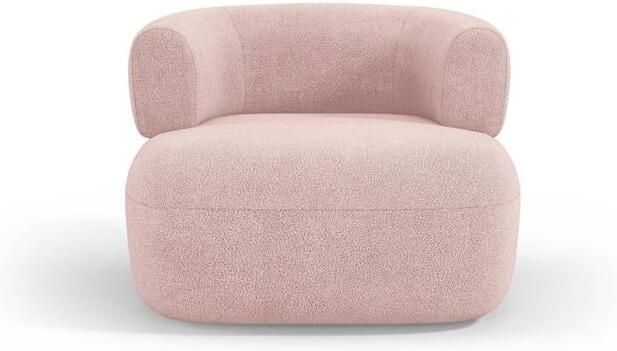 Micadoni Home Jenny Fauteuil Bouclé Roze