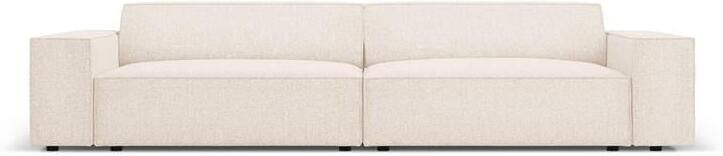 Micadoni Home Micadoni Jodie 4-zitsbank Chenille Crème