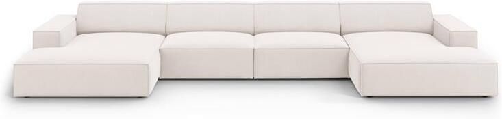 Micadoni Home Micadoni Jodie U-bank Geweven Crème