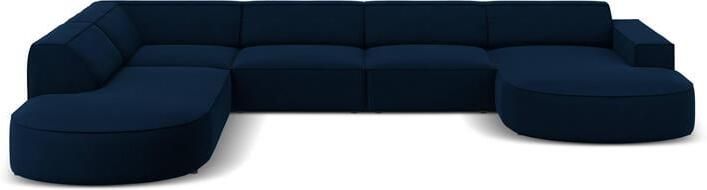 Micadoni Home Micadoni Jodie U-bank Links Afgerond Fluweel Donkergroen