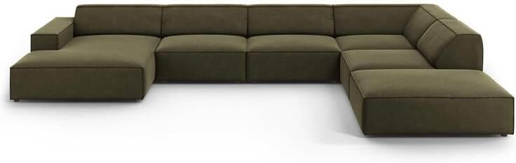 Micadoni Home Micadoni Jodie U-bank Rechts Fluweel Groen