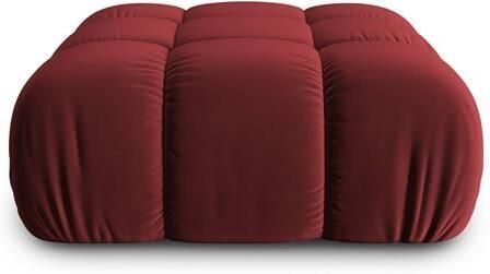 Milo Casa Tropea Modulair Bank Element Hocker Bordeauxrood