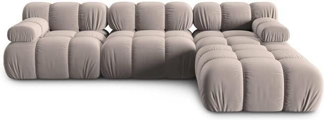 Milo Casa Tropea Modulaire 3-zitsbank met Hocker Beige