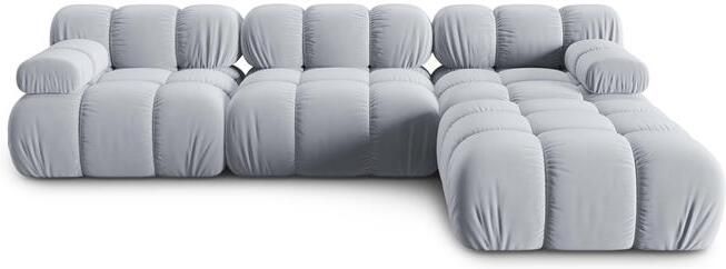 Milo Casa Tropea Modulaire 3-zitsbank met Hocker Lichtblauw