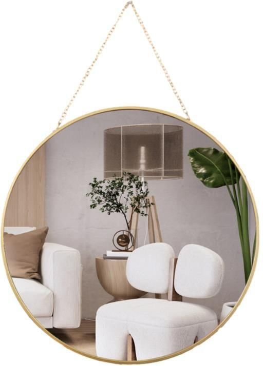 MISOU Orange85 Spiegel rond goud