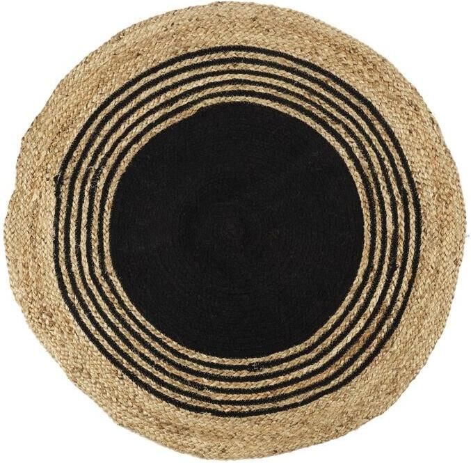 MISOU Vloerkleed Rond Tapijt Woonkamer Veranda Slaapkamer Jute Klee...