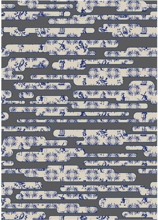 Moooi Carpets Dutch Sky vloerkleed 300x400 grijs