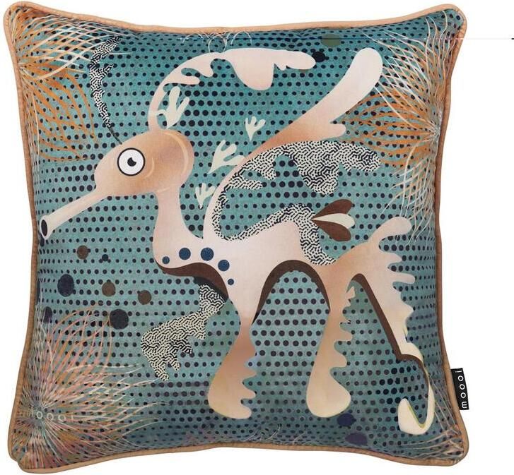 Moooi MO Blooming Seadragon Sierkussen 50x50 | 20x20 Inch cm Multi