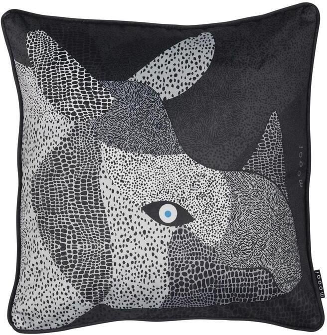 Moooi MO Dwarf Rhino Sierkussen 50x50 | 20x20 Inch cm Zwart