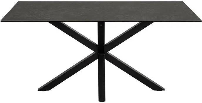 MOOS Chase Eettafel 160 x 90 cm Zwart