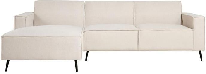 MOOS by fonQ Bo Hoekbank met Chaise Longue Links Linnen Beige - Foto 2
