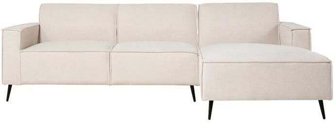 MOOS by fonQ Bo Hoekbank met Chaise Longue Rechts Linnen Beige - Foto 2