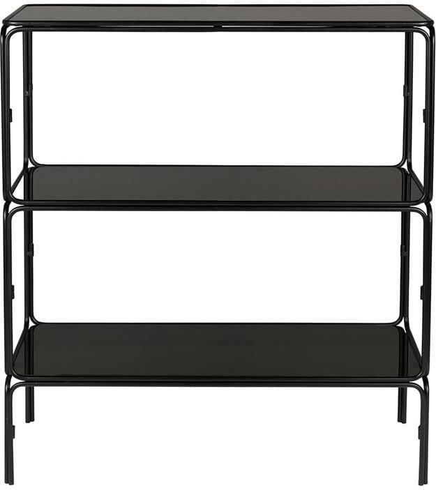 Giga Meubel GM Dressoir Zwart Metaal & Glas 35x80x89cm Kast Liah - Foto 6