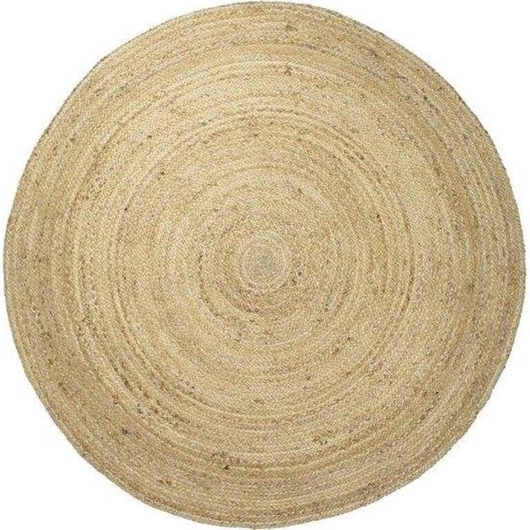 MrCarpet Rond jute vloerkleed naturel 300cm - Foto 3