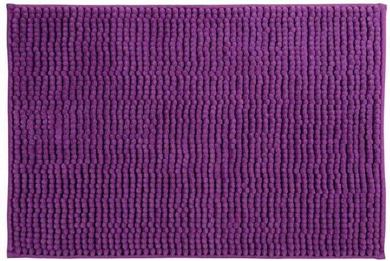 MSV Badkamerkleed|badmat voor op de vloer paars 60 x 90 cm