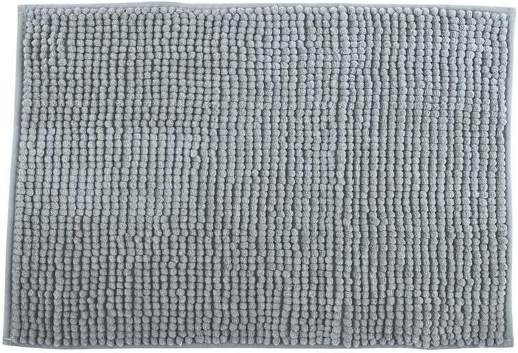 MSV Badkamerkleed|badmat tapijtje lichtgrijs 40 x 60 cm