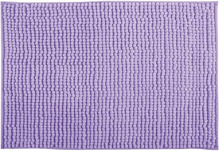 MSV Badkamerkleed|badmat tapijtje lila paars 50 x 80 cm