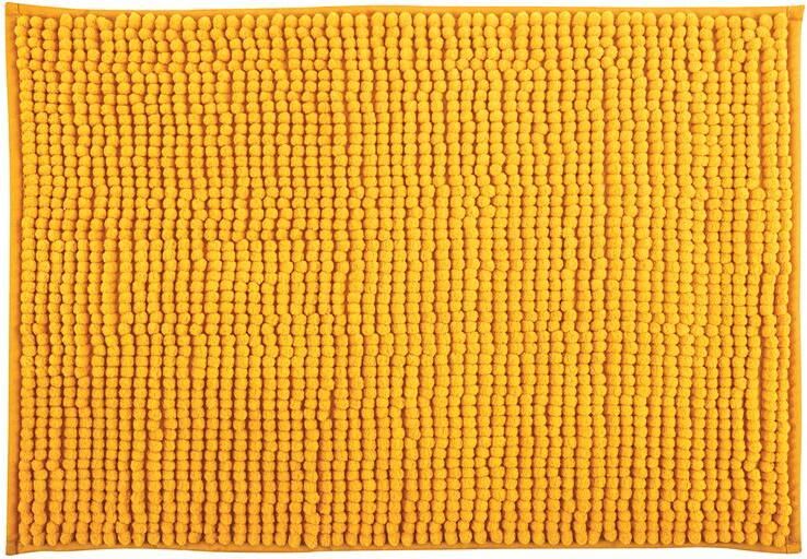 MSV Badkamerkleed|badmat tapijtje saffraan geel 40 x 60 cm