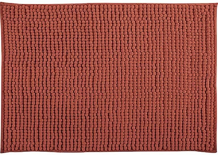 MSV Badkamerkleed|badmat tapijtje terracotta 50 x 80 cm