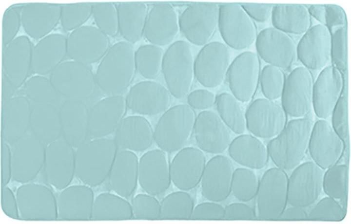 MSV Badkamerkleedje|badmat kiezel vloer mintgroen 50 x 80 cm